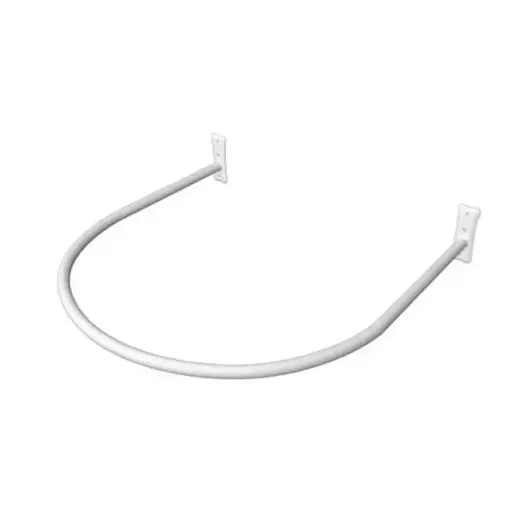 Barral Curvo Para Cortina De Baño 1x1.50Mt