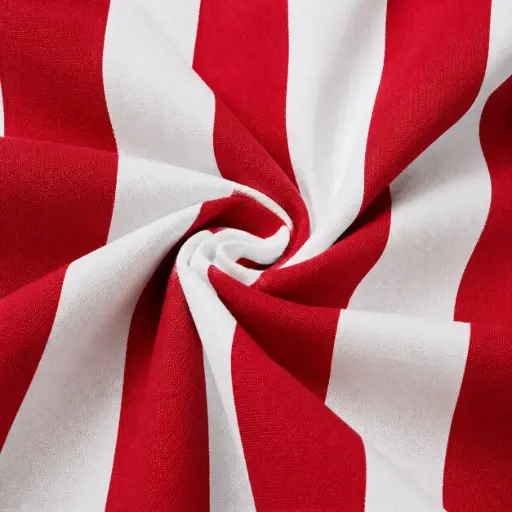 Lona Provenzal Rayada Rojo