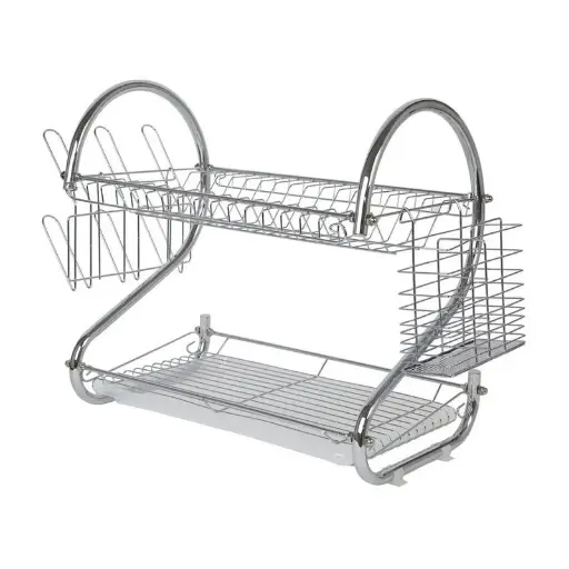 Escurrido de plato cromado