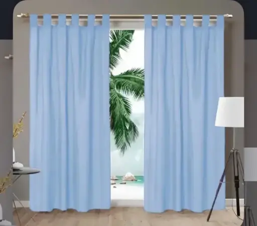 Cortina Tropical Celeste 2.00 x 1.40mts