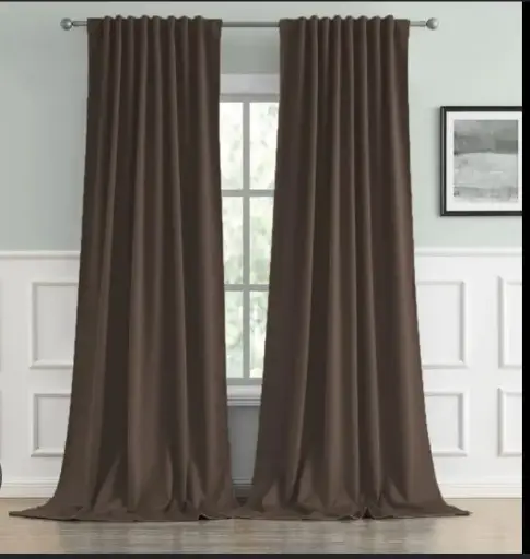 Cortina Tropical Marron 2.00 x 1.40 mts