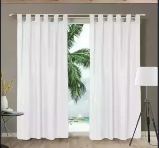 Cortina Tropical Larga  Natural 1.40x2.00 mts 