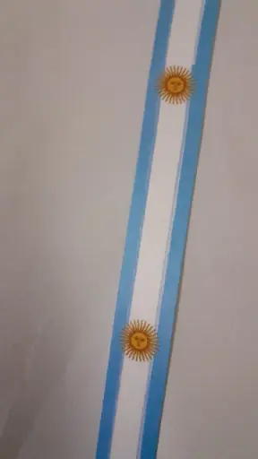 Cinta de Argentina  4cm de ancho