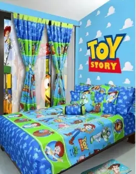 Acolchado Toy Story + Sab + Cortinas