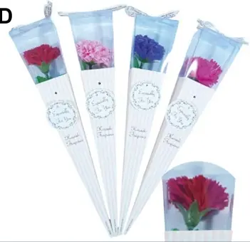 Flor Artificial Clavel Cono