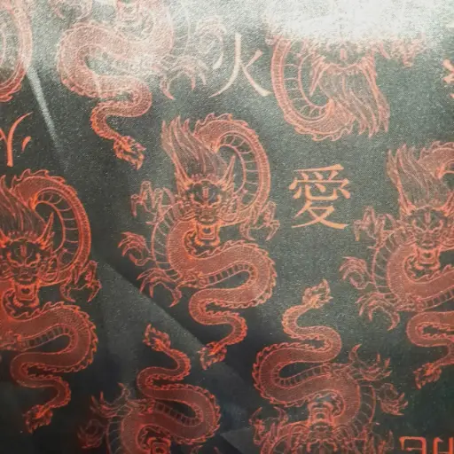 Raso Estampado Dragon 