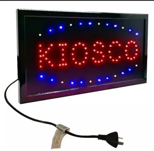 Cartel  Led Kiosko