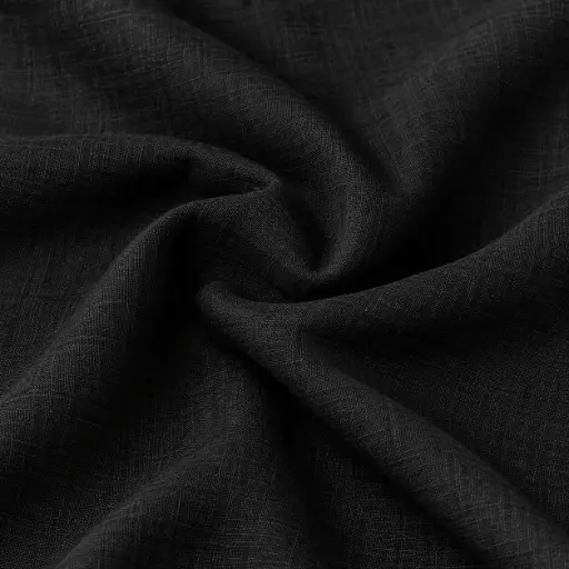 Lino 100% Algodon Negro 