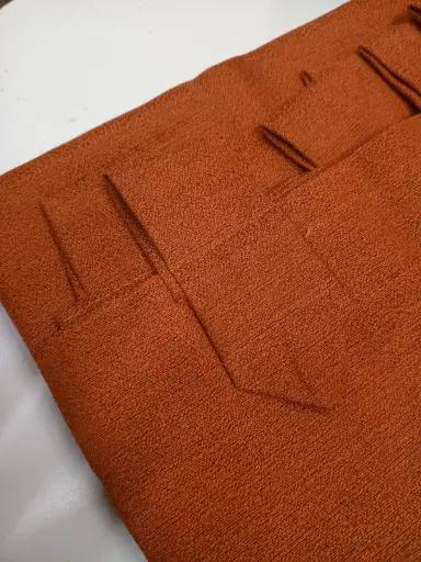 Cortina Raffia Larga Ladrillo