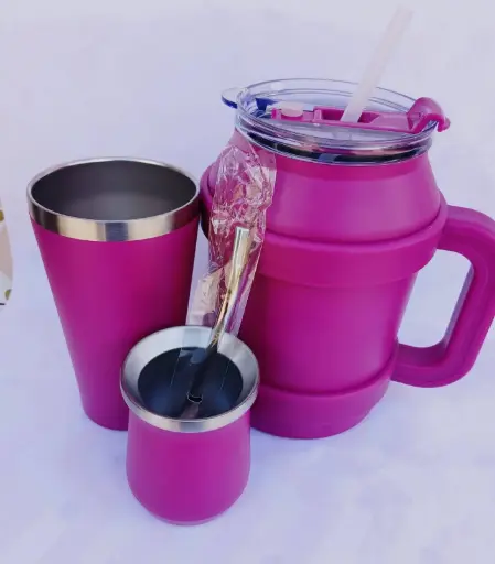 Termolar +Vaso + Mate + Bombilla 